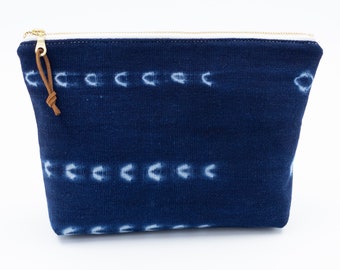 Mud Cloth Clutch Travel Bag Make Up Bag Boho Pouch Mud Cloth Pouch Hipster Clutch