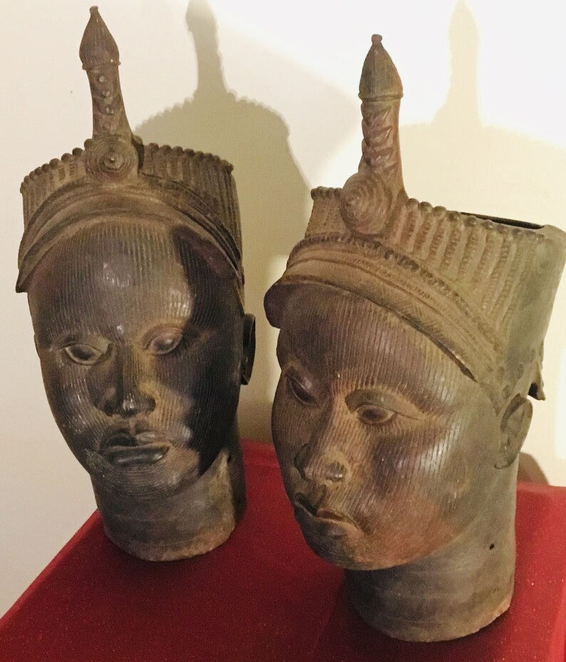 Bronze Art Antique African Art Benin Art Benin Sculptures Etsy