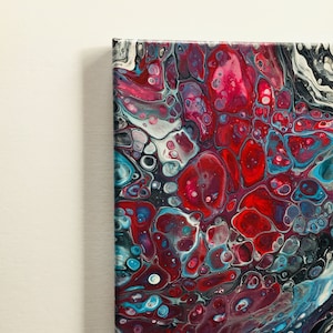Abstract Fluid Painting, Abstract artwork, acrylic painting, acrylic pour, fluid pour, fluid acrylic pour, homemade artwork, home decor