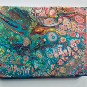 Abstract Acrylic Fluid Pour, Abstract art, acrylic painting, acrylic art, acrylic pour, fluid pour, fluid artwork, home decor, wall art