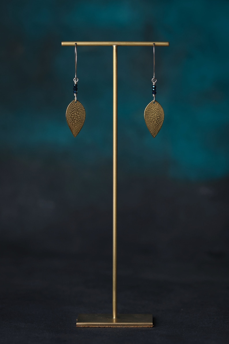 Earring Display Stands Brass Set of Three 80mm 120mm Etsy UK