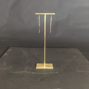 Donna, Brass t-bar earring stand 150mm tall, five variations available