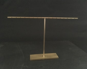 Carol - medium brass earring stand