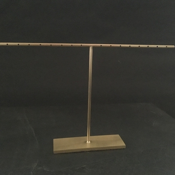 Carol - medium brass earring stand