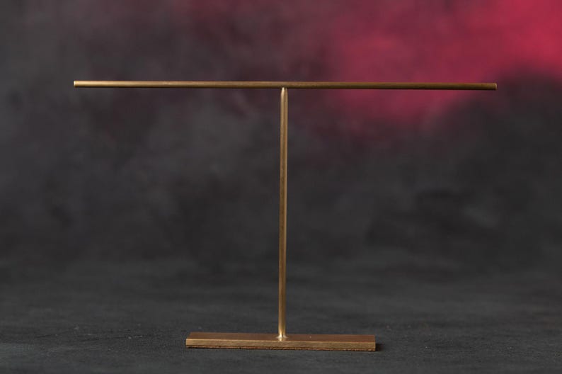 Carol - Suporte para Brincos em Latão Maciço para Vários Pares – Organizador de Joias Minimalista para Boutiques, Designers de Joias e Decoração Doméstica imagem 9
