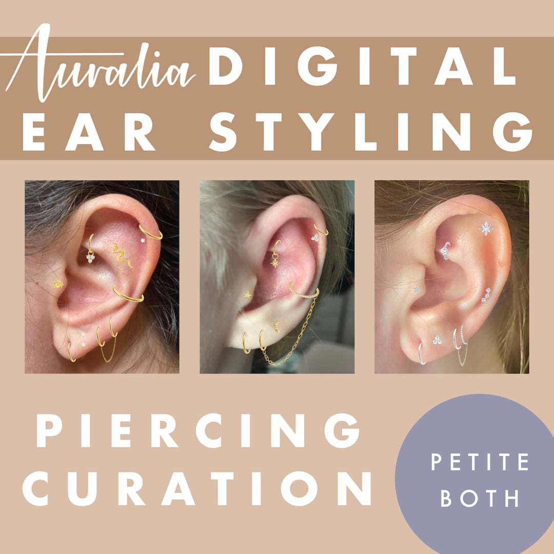 Ear Styling, Curated Ear, Ear Curation, Piercing Styling Design