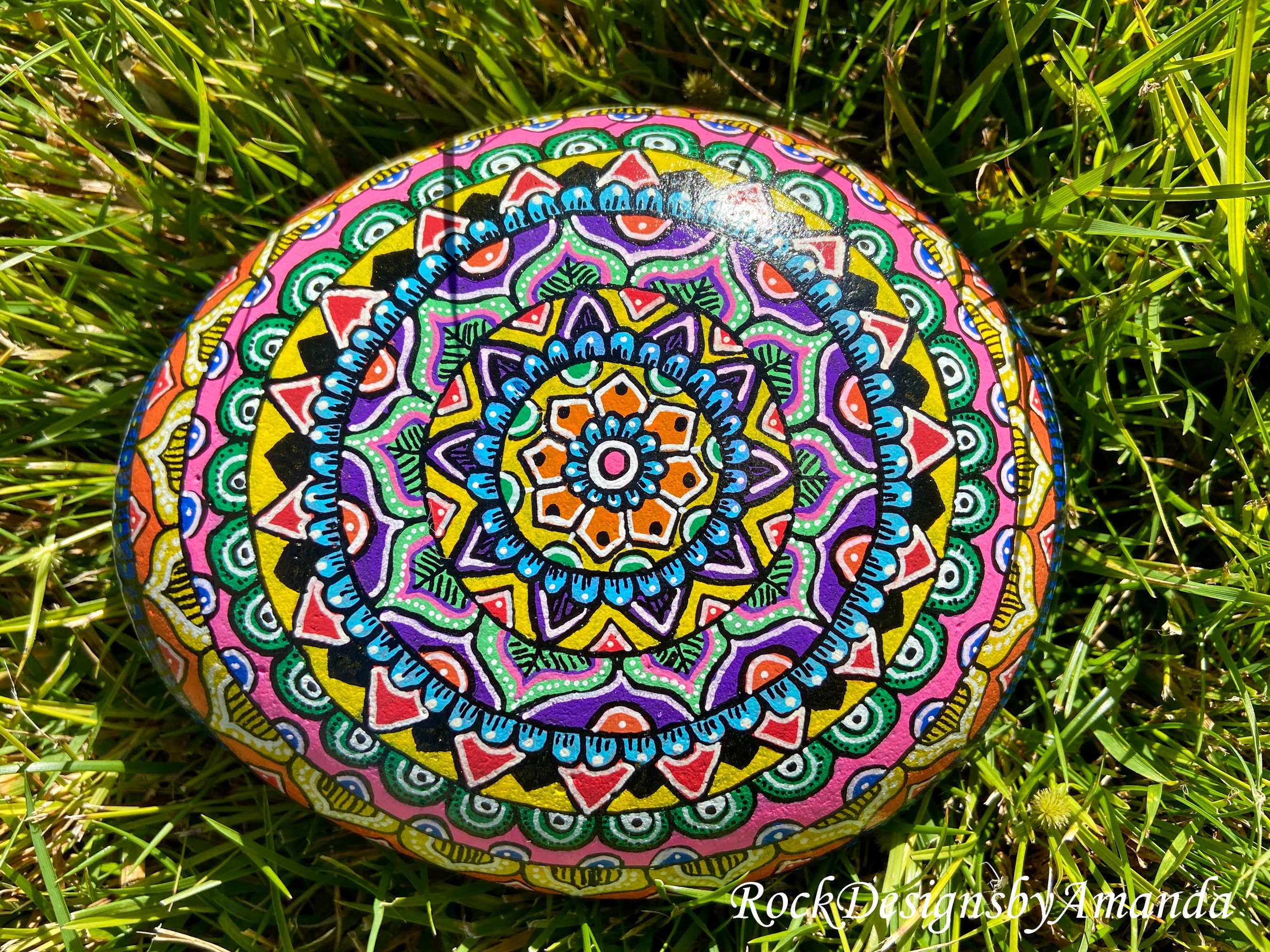 Paint Your Own Mandala Stones Rock Painting Kit