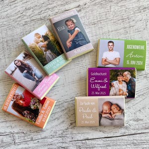Wedding gift | Chocolate bar whole milk | personalized + photo