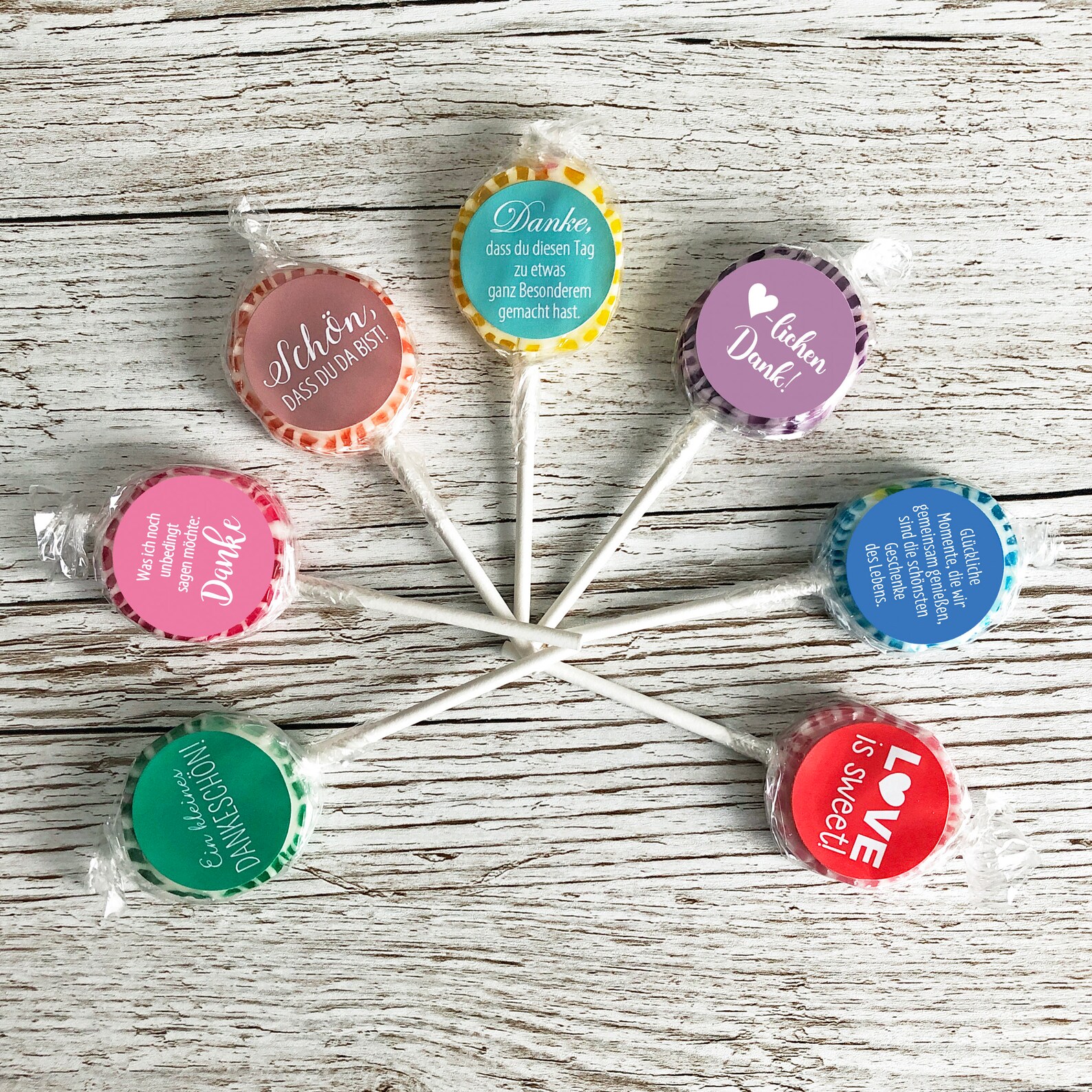 Gastgeschenk Hochzeit Lutscher Bonbon Lolli 10g Etsy