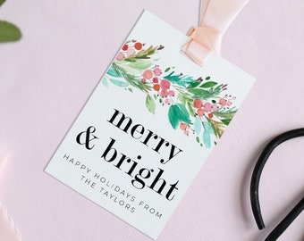 Holly Gift Tags | Etsy