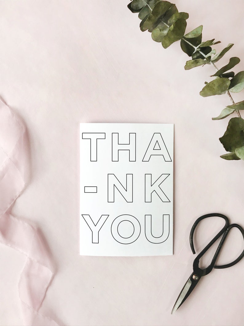 Coloring Thank You Card Printable Healthcare Workers Doctors Etsy