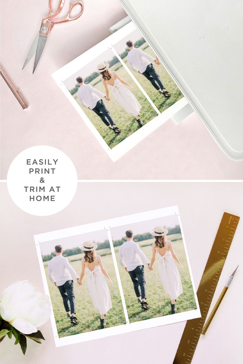 Vellum Photo Save the Date Template Vellum Overlay Save Our Etsy
