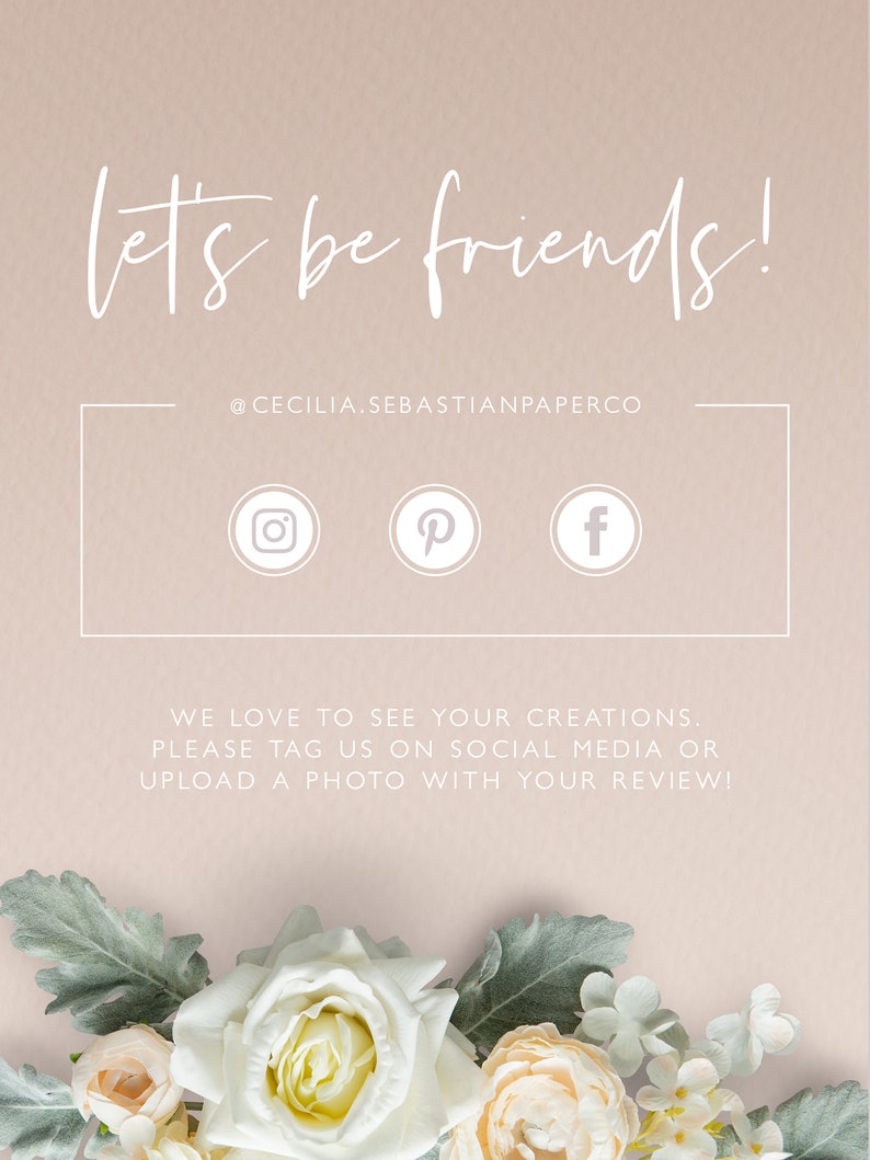 Modern Save the Date Printable Instant Download DL49 Elegant Save the Date Minimalist Wedding Photo Save The Date Editable Template