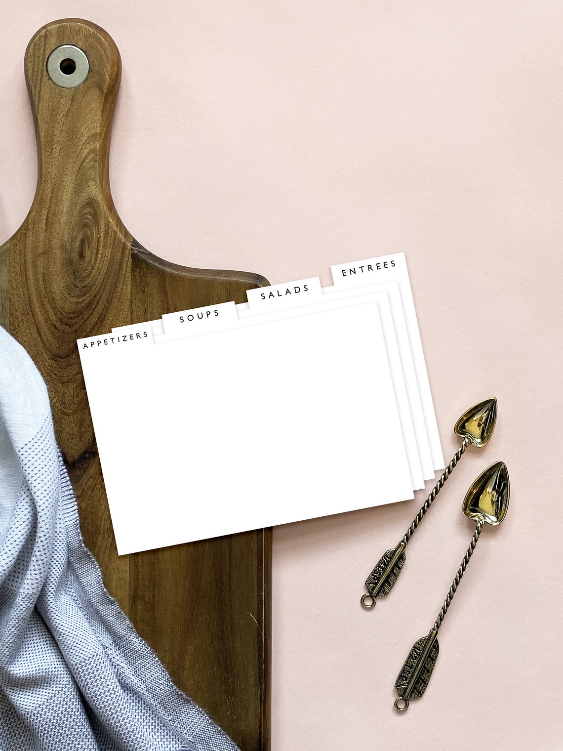 Printable Recipe Card Dividers 4 X 6 Recipe Card Divider Etsy