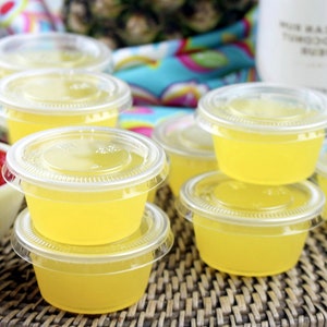 Buy Wholesale China [2 Oz] Clear Disposable Plastic Portion Cups With  Leakproof Lids Jello Shot Cups Condiment And Dipping Sauce Cups Reusable  Cup & Reusable Disposable Cups at USD 0.0049