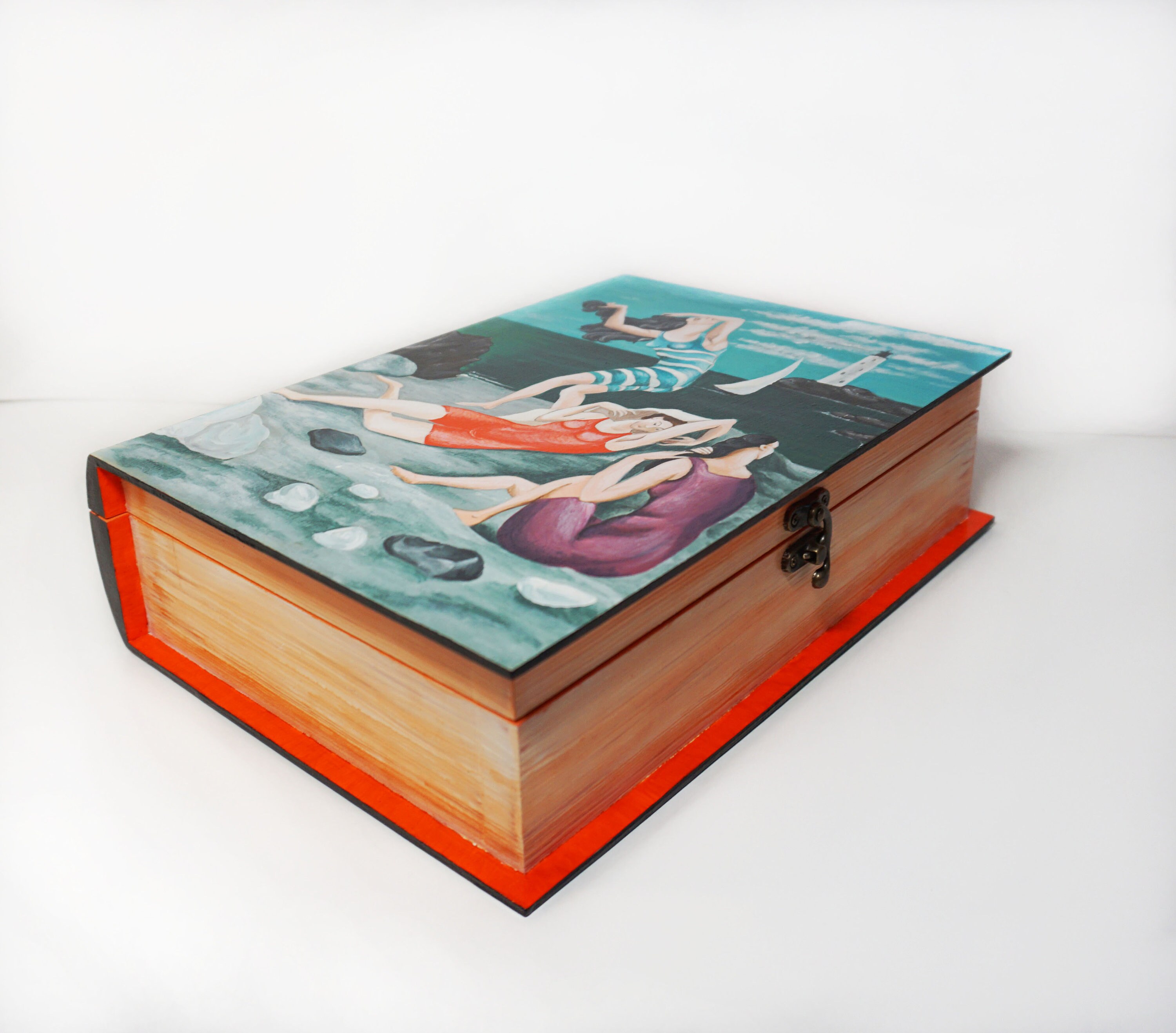 Ataúd-libro Picasso Bathers Gran caja de joyería | Etsy