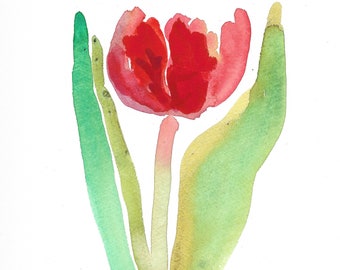 Saisonale Gartenblumen Kartenset