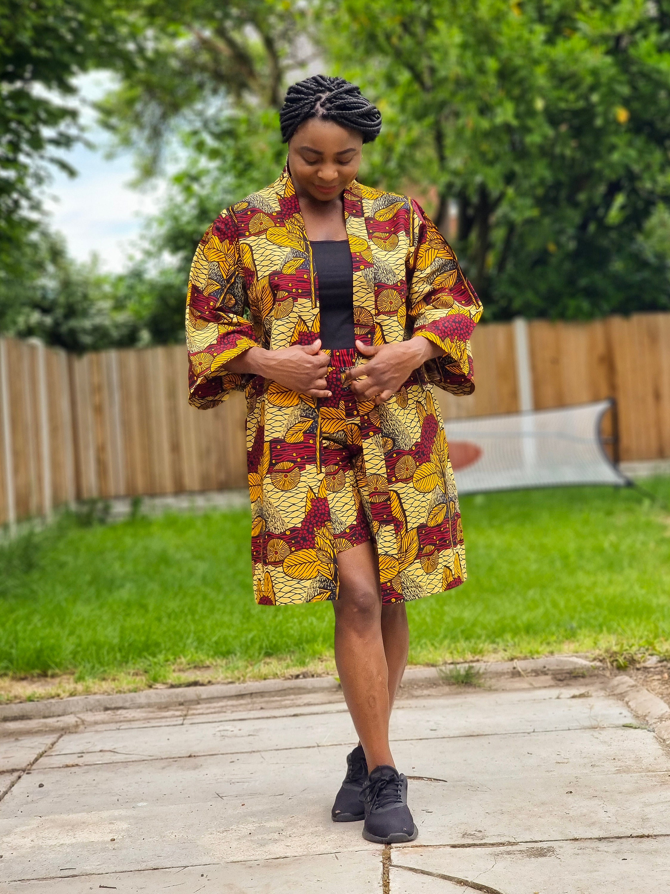 African print Kimono Jacket Sleeve Jacket African clothing | Etsy