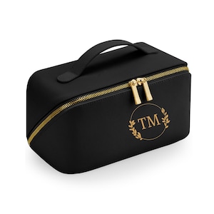 Personalised cosmetic bag, custom makeup bag, personalized gift for her, personalised gift for bridesmaid, Makeup organiser, Make up bag