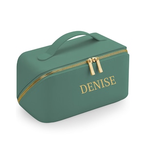 Personalised cosmetic bag, custom makeup bag, personalized gift for her, personalised gift for bridesmaid, Makeup organiser, Make up bag