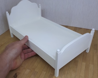 Bed for 12 inch doll / 1:6 scale bed/ modern bed