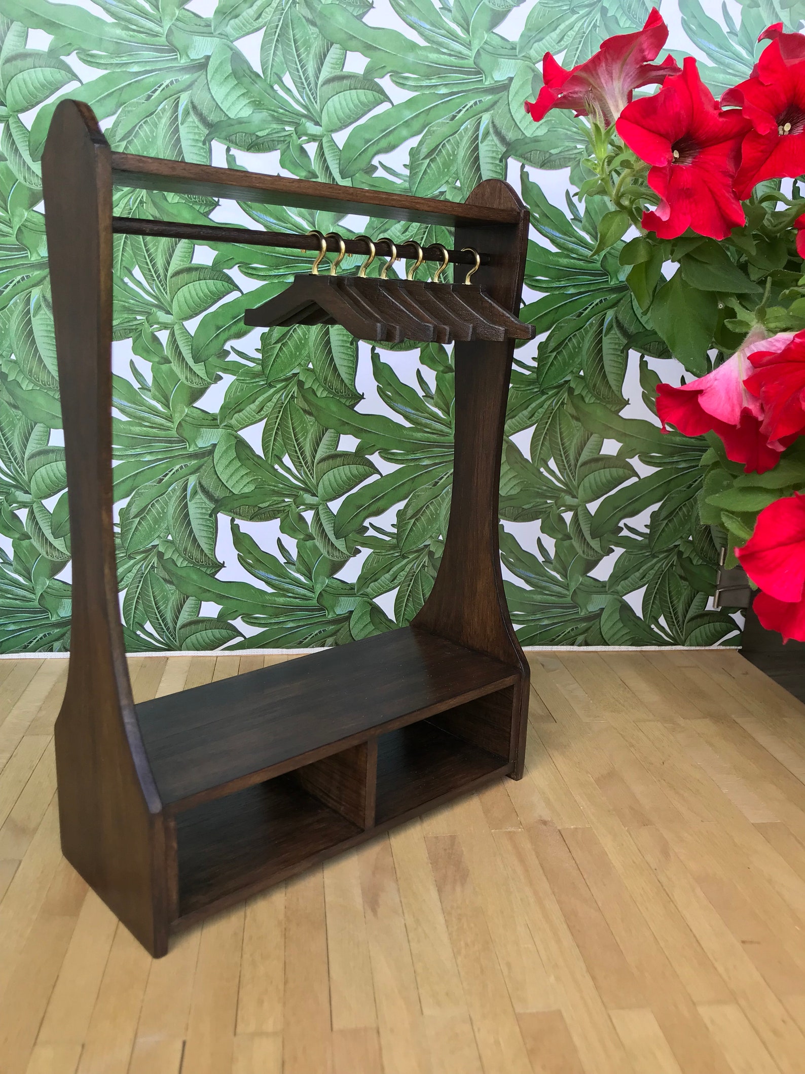 16 Scale Doll Clothes Rack/ Handmade Wood Clothing Rack / Etsy