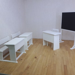 school class for dolls, classroom for dolls