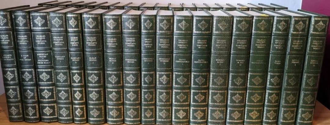 Vintage Antique 1970s 36 Volume Centennial Edition Charles Dickens ...
