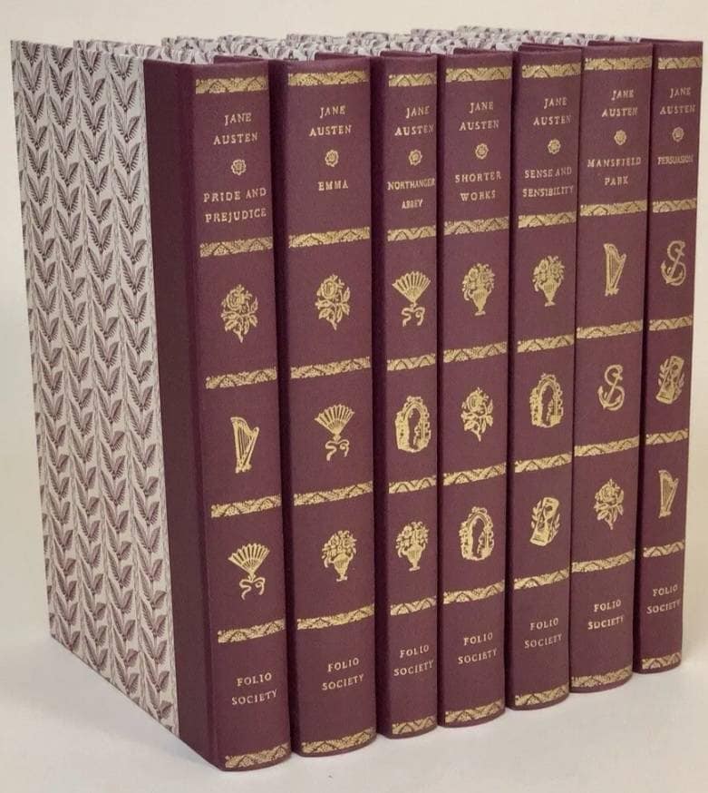 Vintage 2003 Jane Austen Folio Society Boxset Pride and Prejudice Emma ...