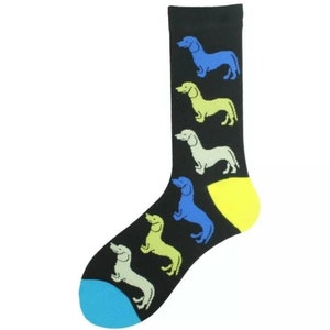 Cute Dachshund Sausage Dog socks christmas gift present stocking filler dog puppy