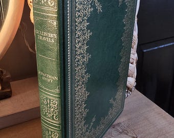 Jahrgang 1981 Gullivers Travels Natalie Swift Hardcover Hardcover Gilde Verlag herrliches Goldvergoldung verziert