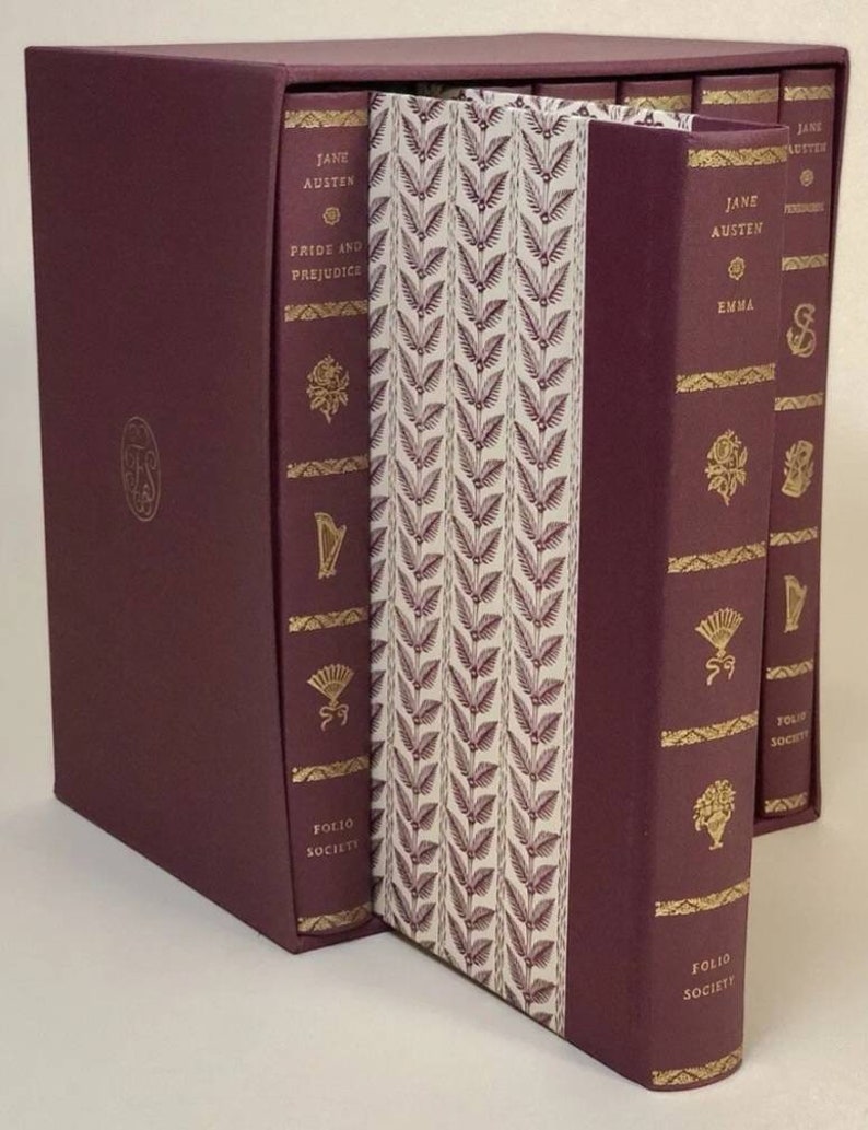 Vintage 2003 Jane Austen Folio Society Boxset Pride and Prejudice Emma ...