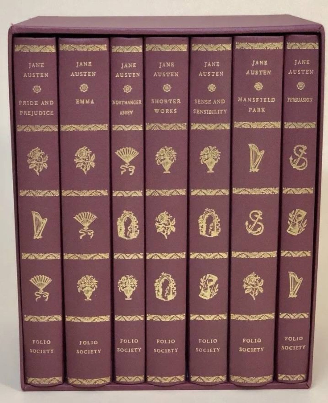 Vintage 2003 Jane Austen Folio Society Boxset Pride and Prejudice Emma ...