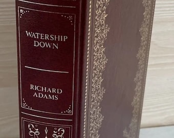 Vintage 1978 Watership Down Richard Adams guild publishing gorgeous gold gilt decorated