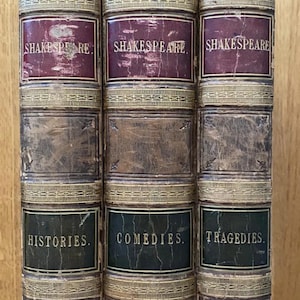 Vintage early 1900s antique William Shakespeare The Complete Works Histories Comedies Tragedies