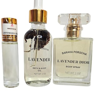 Lavender Oil & Perfume Gift Set