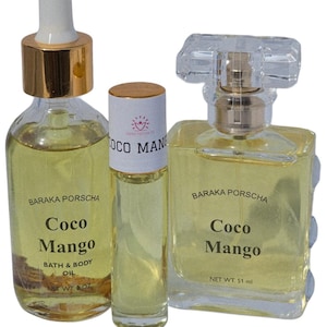 Coco Mango Oil & Perfume Gift Set