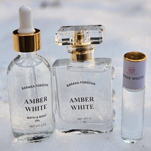 Amber White Oil & Perfume Gift Set