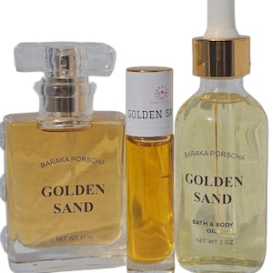 Golden Sand Oil & Perfume Gift Set