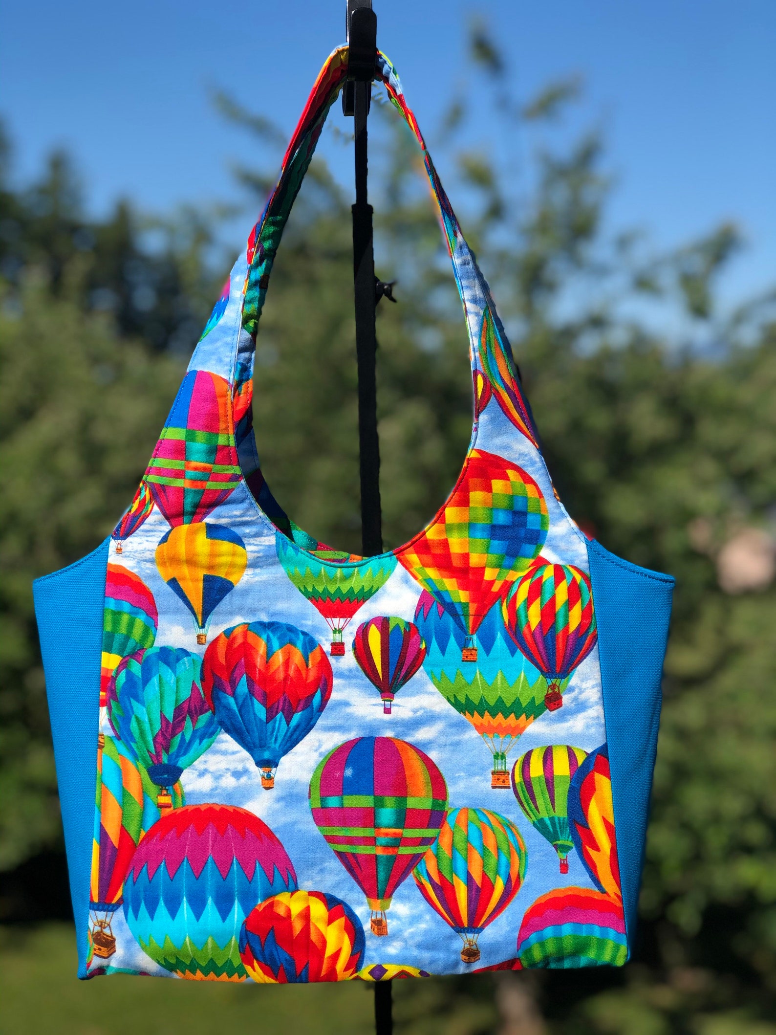 Hot Air Balloon Shoulder Bag Etsy