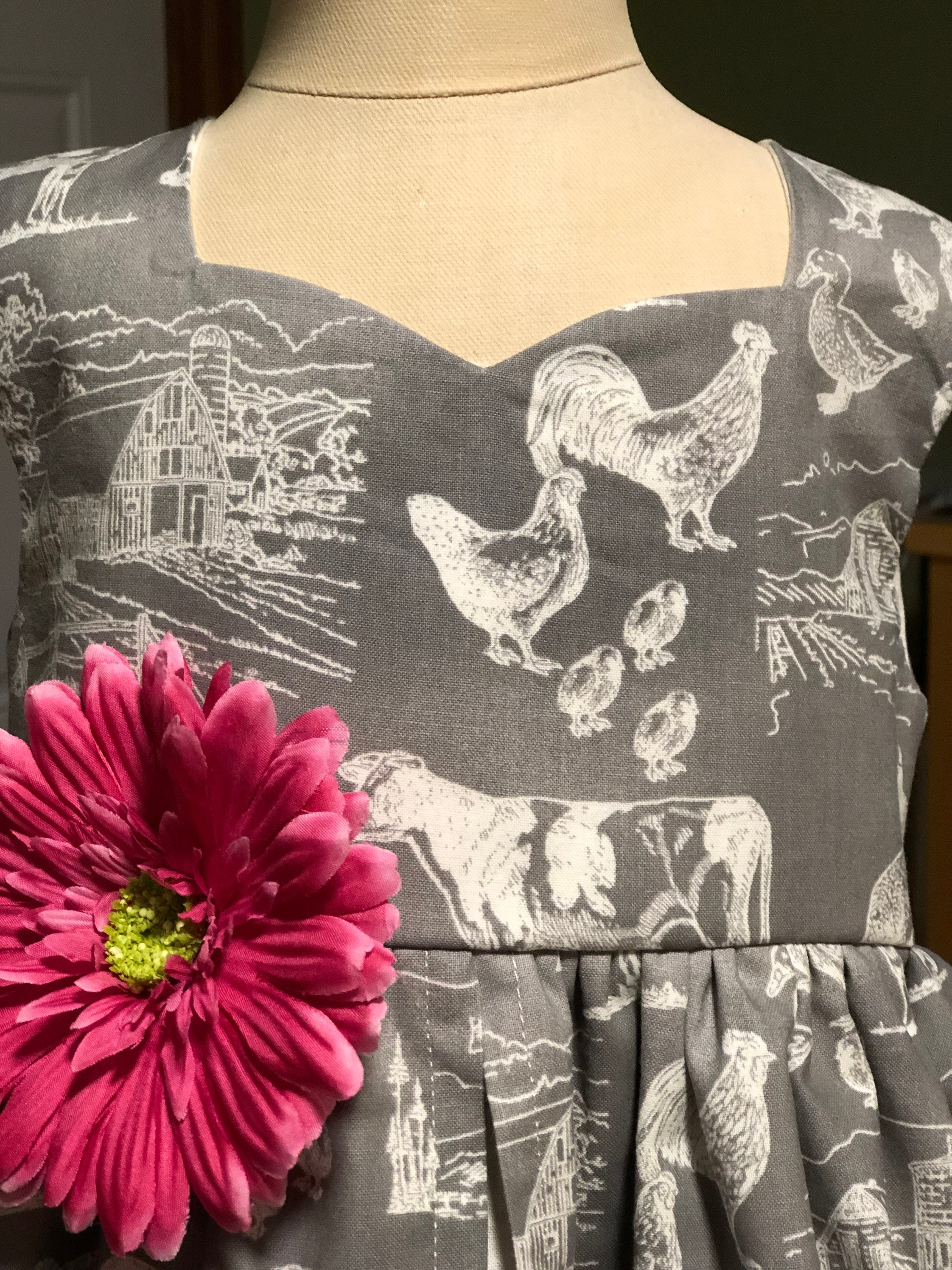 Handmade Size 23 Farm Girls Dress Etsy