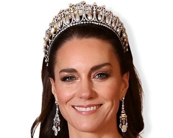 Kate Bridal Tiaras, Bridal Crown Duchess of Cambridge Wedding DIANA Lovers Knot Crystal Princess Headpiece