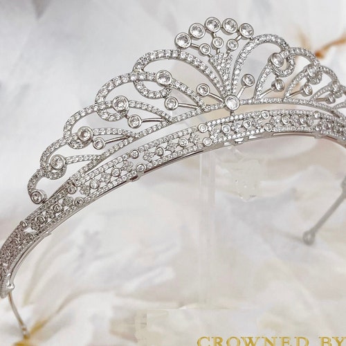 Tiaras, Breakfast at Tiffany's Diamante Bridal Crowns, Swarovski Tiaras Wedding Tiaras, Bridgerton, Gifts for Her, Princess shops Tiara, FALLON©