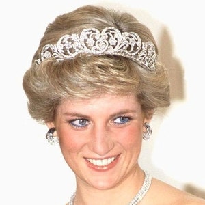 Princess Diana Spencer Wedding Tiara Crown Royal Replica Etsy