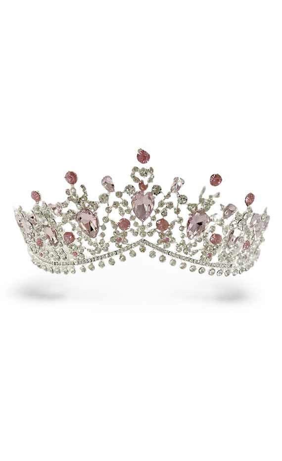 Fan Design Tiara Adult Silver Fan Design Tiara Adult Silver