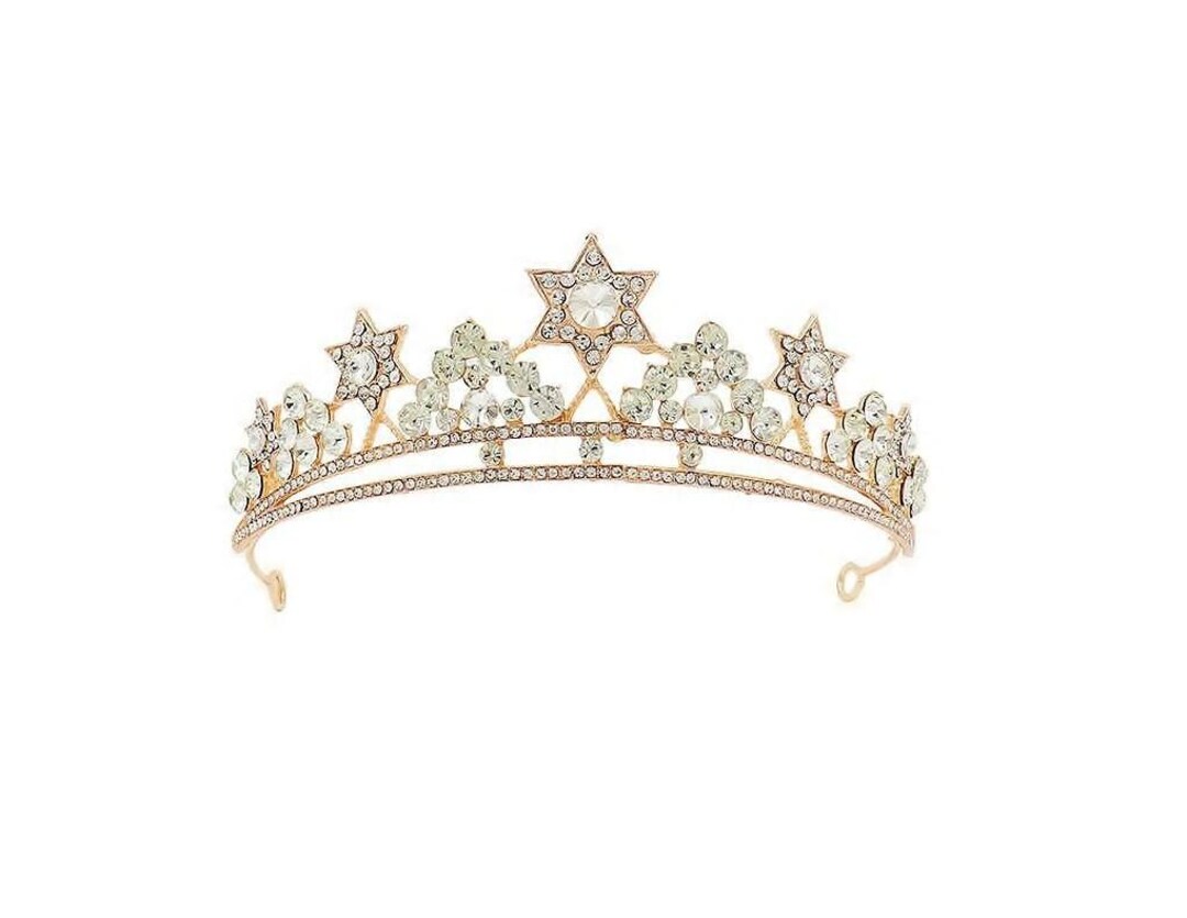 Star Tiara, Celestial Crown, Wedding Hairpiece, Bridal