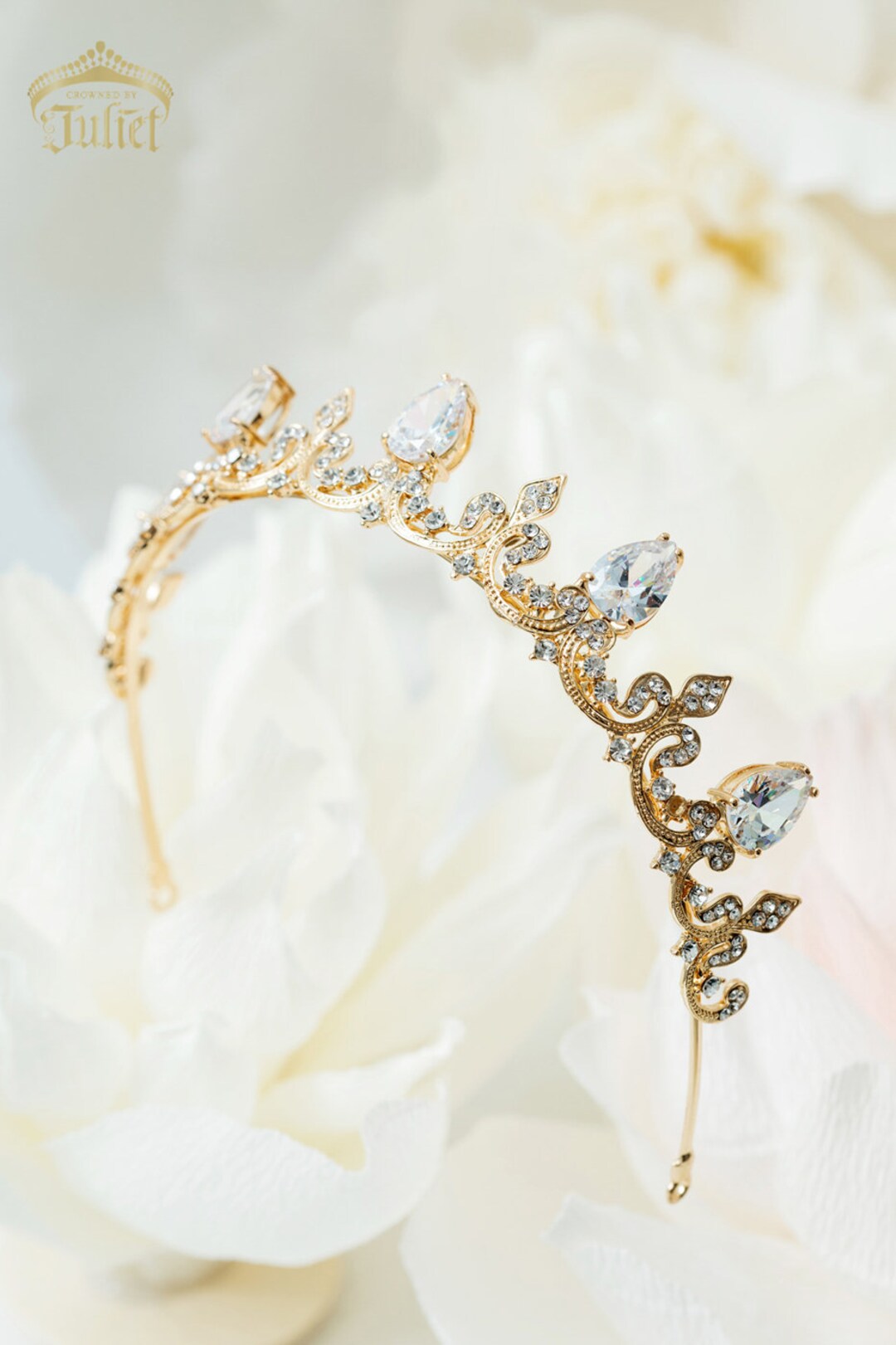 Bridgerton Tiara Lady Danbury Crown Diamanté Headpiece Etsy