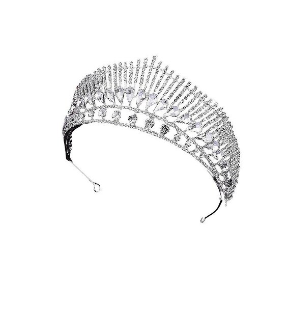 17cm Tall Crystal Huge Tiara Crown Wedding Queen Princess Adjustable For Women e 17cm Tall Crystal Huge Tiara Crown Wedding Queen Princess Adjustable For Women e