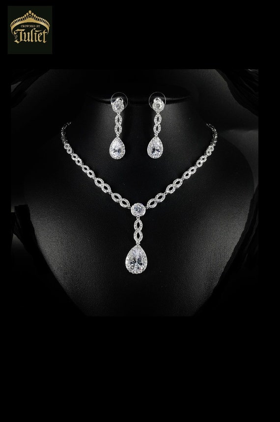 Wedding jewellery sets swarovski sale