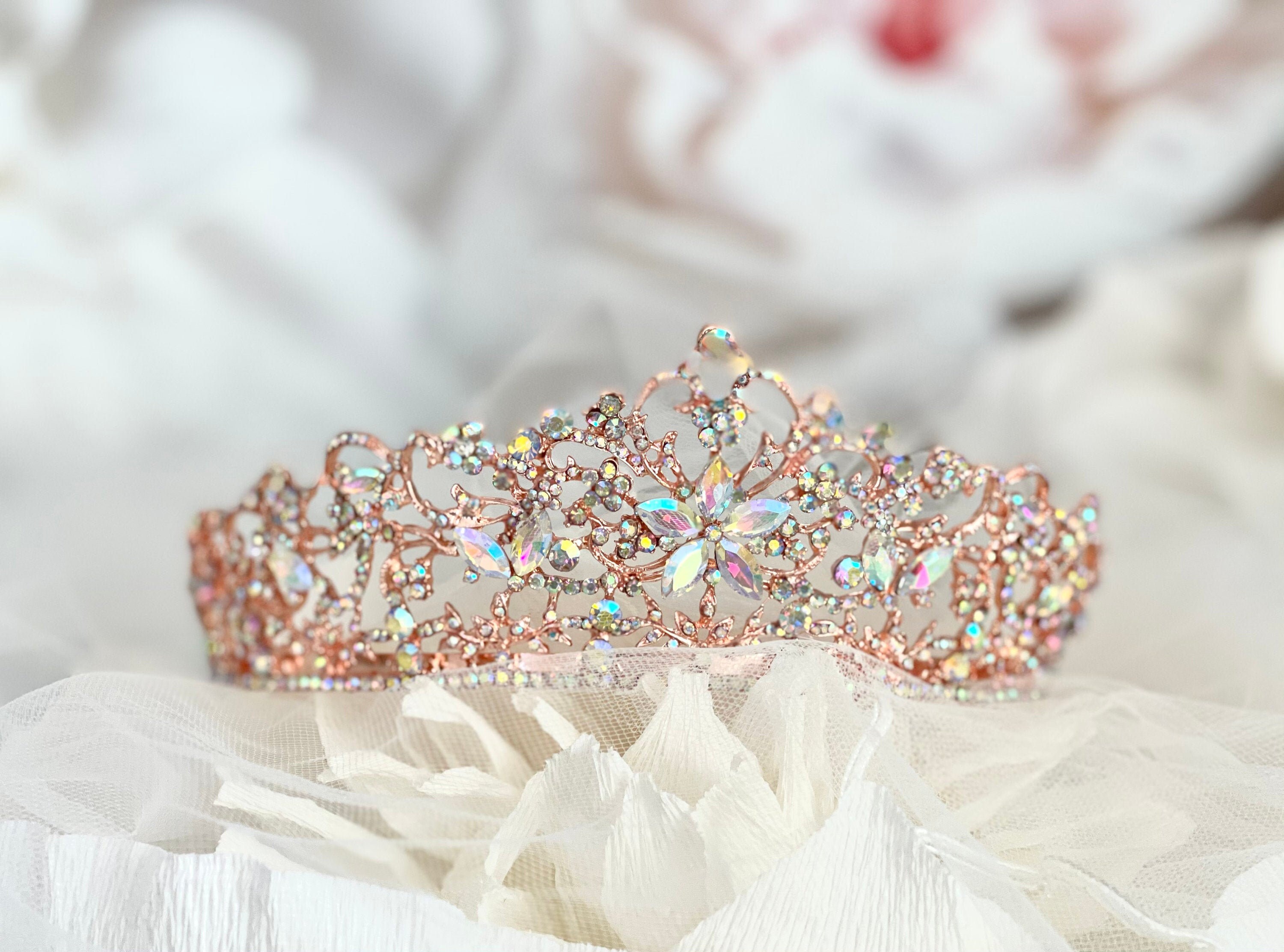 Pink Tiaras Wedding Tiaras Disney Tiaras Fairytale Brides Etsy